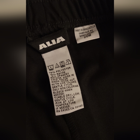 🌟💗Alia Plus Size Pull-On Pants: Black, Size 20W, New with Tags!"🪴🌟 - Picture 3 of 5